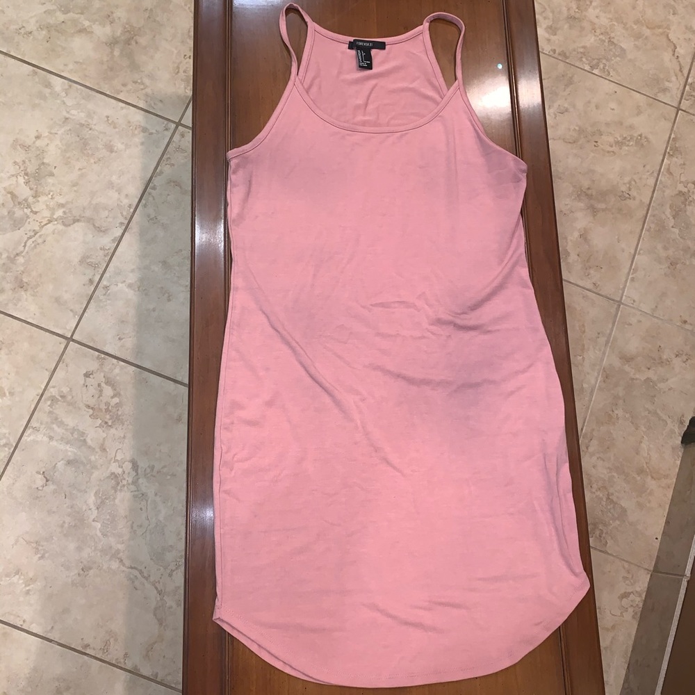 Pink body con dress